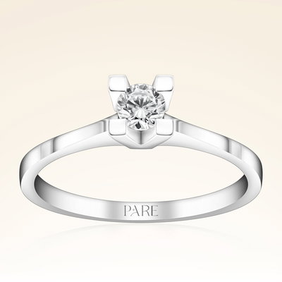 0,15 Karat Tektaş Pırlanta Yüzük - Pare Pırlanta