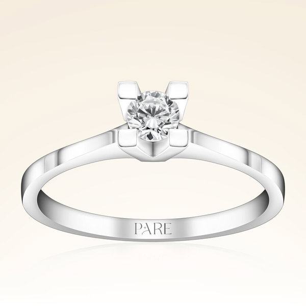 0,15 Karat Tektaş Pırlanta Yüzük - Pare Pırlanta