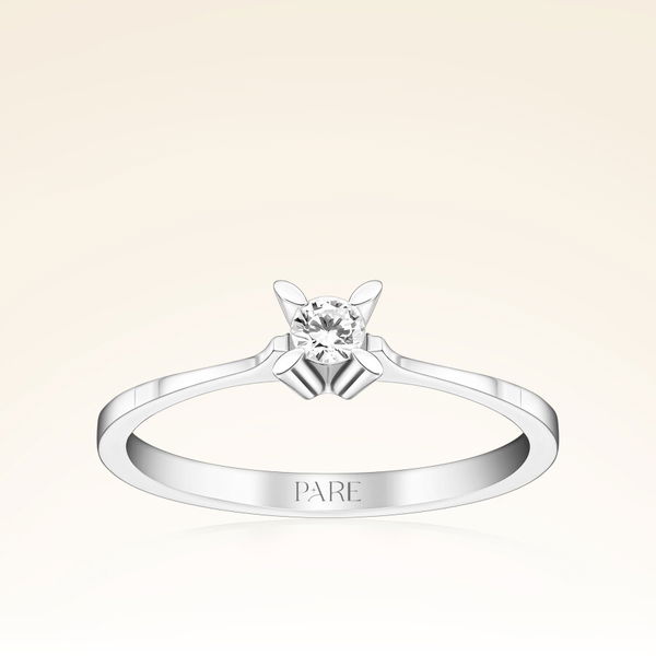 0,15 Karat Tektaş Pırlanta Yüzük - Pare Pırlanta