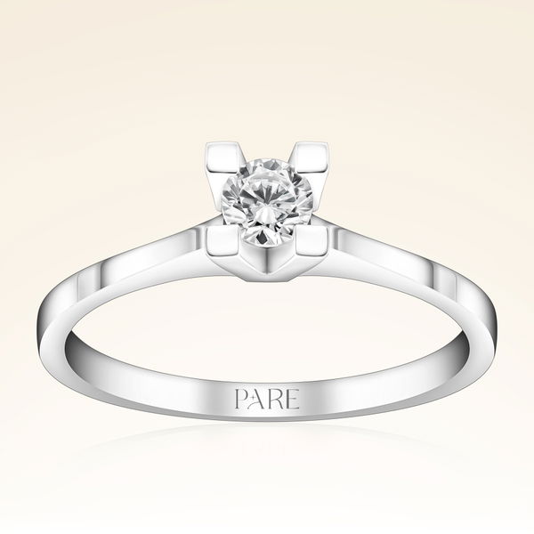 0,15 Karat Tektaş Pırlanta Yüzük - Pare Pırlanta