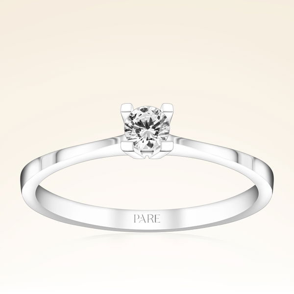 0,15 Karat Tektaş Pırlanta Yüzük - Pare Pırlanta