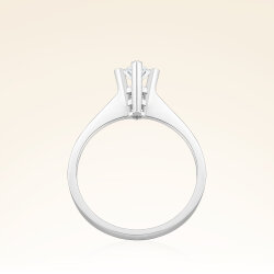 0,15 Karat Tektaş Pırlanta Yüzük - 3