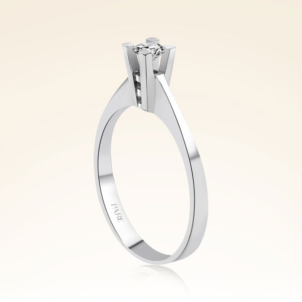 0,15 Karat Tektaş Pırlanta Yüzük - Pare Pırlanta