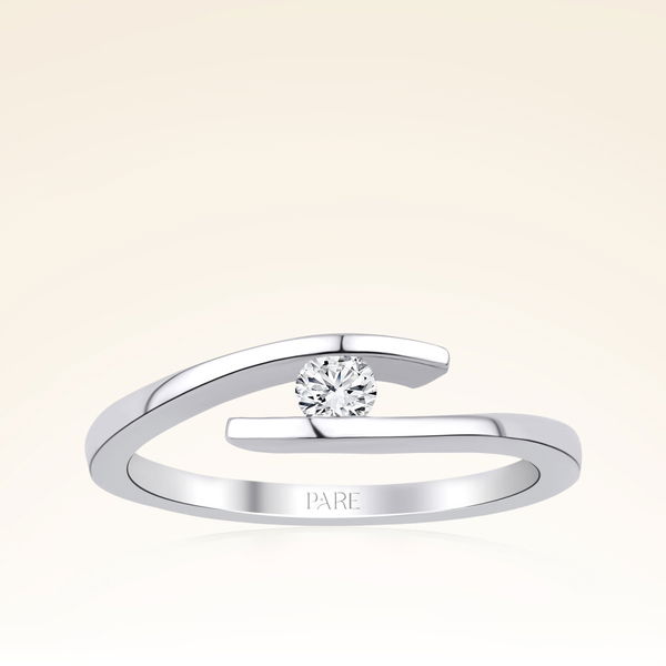 0,15 Karat Tektaş Pırlanta Yüzük - Pare Pırlanta