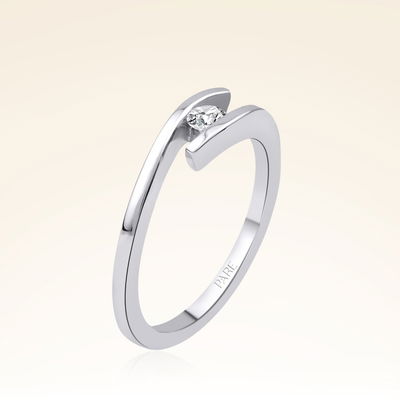 0,15 Karat Tektaş Pırlanta Yüzük - Pare Pırlanta