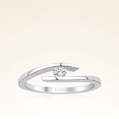 0,15 Karat Tektaş Pırlanta Yüzük - Pare Pırlanta