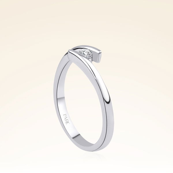 0,15 Karat Tektaş Pırlanta Yüzük - Pare Pırlanta