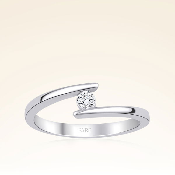 0,15 Karat Tektaş Pırlanta Yüzük - Pare Pırlanta