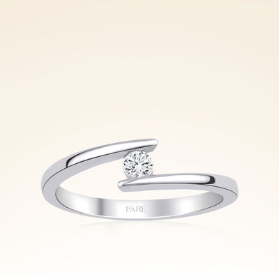 0,15 Karat Tektaş Pırlanta Yüzük - Pare Pırlanta