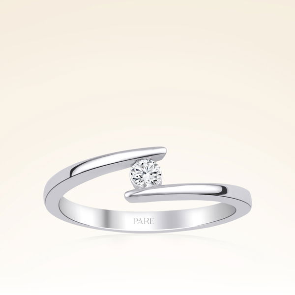 0,15 Karat Tektaş Pırlanta Yüzük - Pare Pırlanta