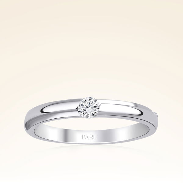 0,15 Karat Tektaş Pırlanta Yüzük - Pare Pırlanta