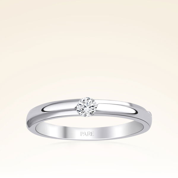 0,15 Karat Tektaş Pırlanta Yüzük - Pare Pırlanta