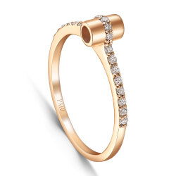 0,16 Karat Pırlantalı Trend Yüzük- PR01712 - 2