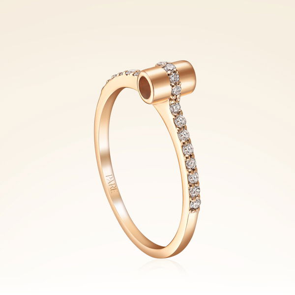 0,16 Karat Pırlantalı Trend Yüzük - Pare Pırlanta