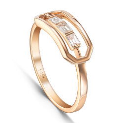 0,16 Karat Pırlantalı Trend Yüzük- PR01713 - 2