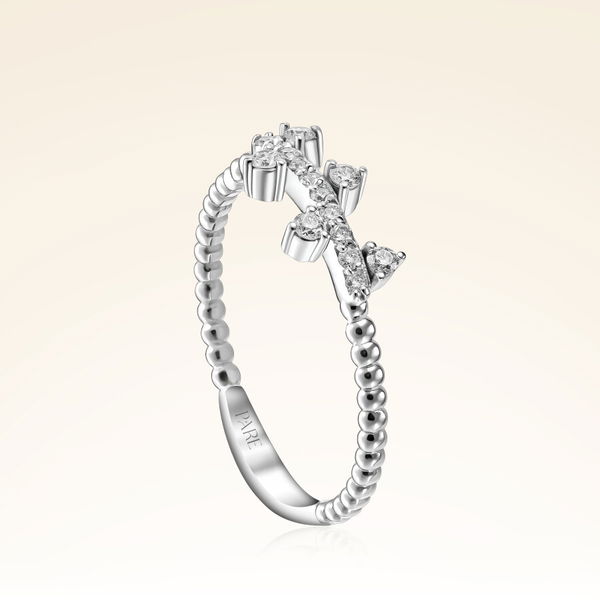 0,16 Karat Pırlanta Dört Taşlı Trend Yüzük - Pare Pırlanta