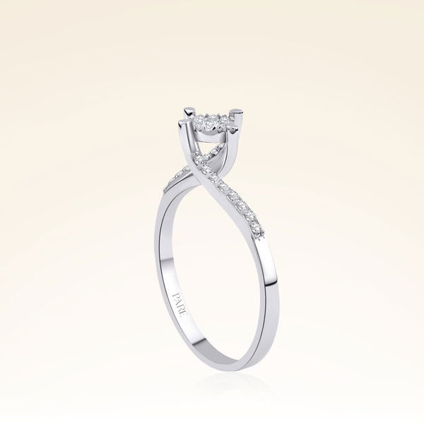 0,17 Karat Coronet Pırlanta Yüzük - Pare Pırlanta