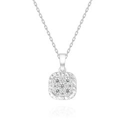 0,17 Karat Efektli Coronet Pırlanta kolye - PR01064 - 1