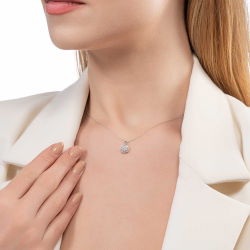0,17 Karat Efektli Coronet Pırlanta kolye - PR01064 - 3