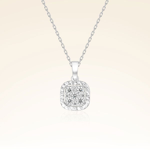 0,17 Karat Efektli Coronet Pırlanta kolye - Pare Pırlanta