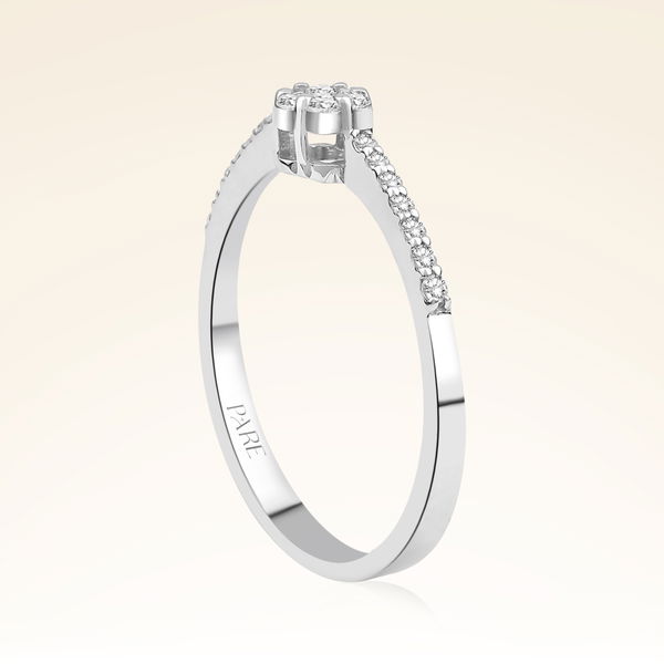 0,17 Karat Fantezi Pırlanta Yüzük - Pare Pırlanta