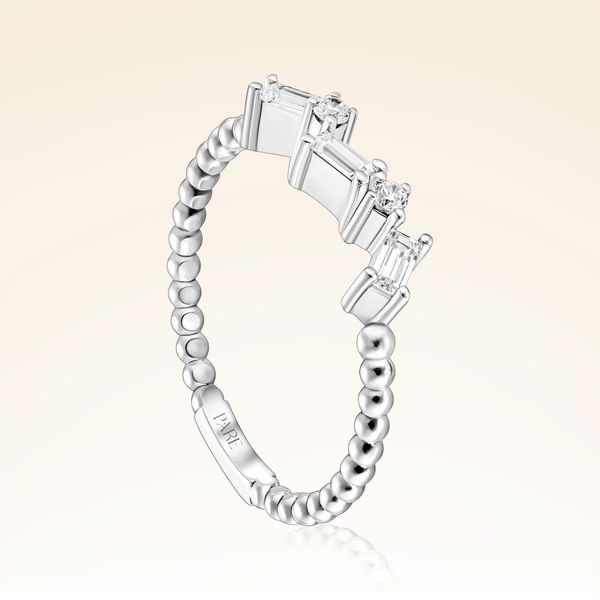 0,17 Karat Baget Pırlanta Yüzük - Pare Pırlanta