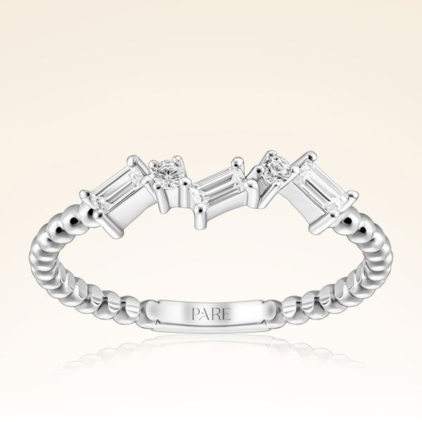 0,17 Karat Baget Pırlanta Yüzük - Pare Pırlanta