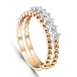 0,17 Karat Pırlantalı Fantezi Yüzük - PR01803 - 2
