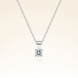 0,17 Karat Tektaş Pırlanta Kolye - 1