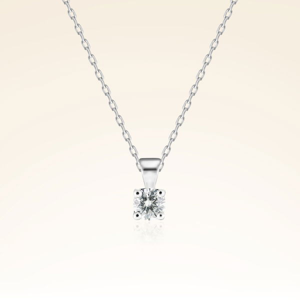 0,17 Karat Tektaş Pırlanta Kolye - Pare Pırlanta