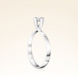 0,17 Karat Tektaş Pırlanta Yüzük - 2