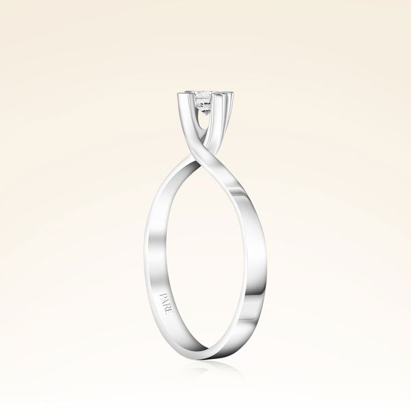 0,17 Karat Tektaş Pırlanta Yüzük - Pare Pırlanta