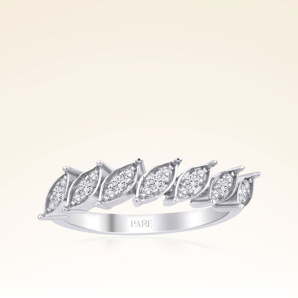 0,17 Karat Yarımtur Pırlanta Yüzük - Pare Pırlanta