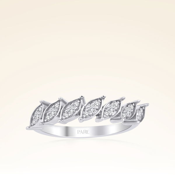 0,17 Karat Yarımtur Pırlanta Yüzük - Pare Pırlanta