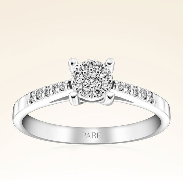 0,18 Karat Coronet Pırlanta Yüzük - Pare Pırlanta