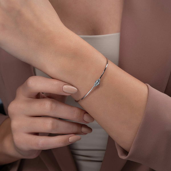 0,15 Karat Pırlanta Baget Bileklik - Pare Pırlanta