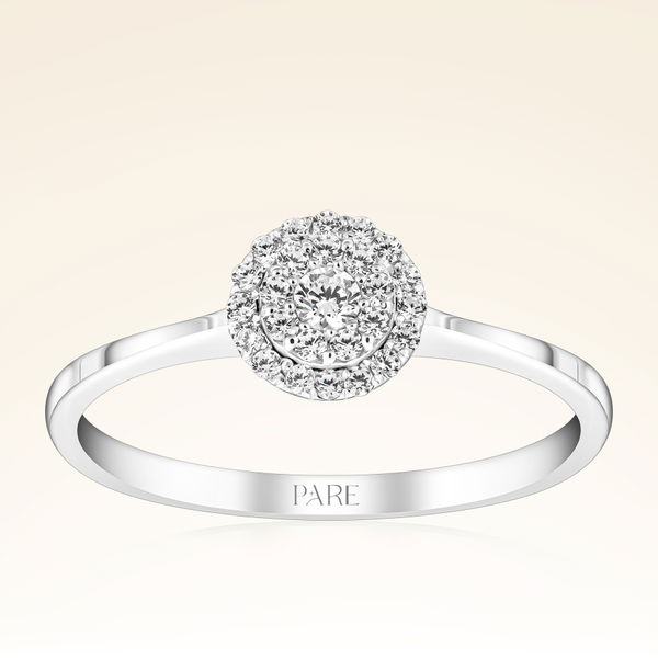 0,18 Karat Fantezi Pırlanta Yüzük - Pare Pırlanta