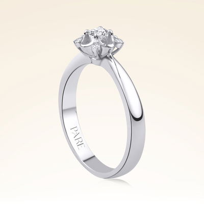 0,18 Karat Pırlanta Fantezi Yüzük - Pare Pırlanta