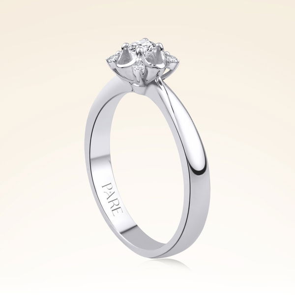 0,18 Karat Pırlanta Fantezi Yüzük - Pare Pırlanta