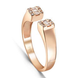 0,18 Karat Pırlantalı Fantezi Yüzük - PR01722 - 2