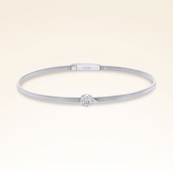 0,18 Karat Pırlantalı Markiz Trend Kelepçe - Pare Pırlanta