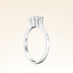 0,18 Karat Tria Pırlanta Yüzük - 2