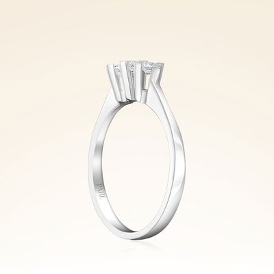 0,18 Karat Tria Pırlanta Yüzük - Pare Pırlanta