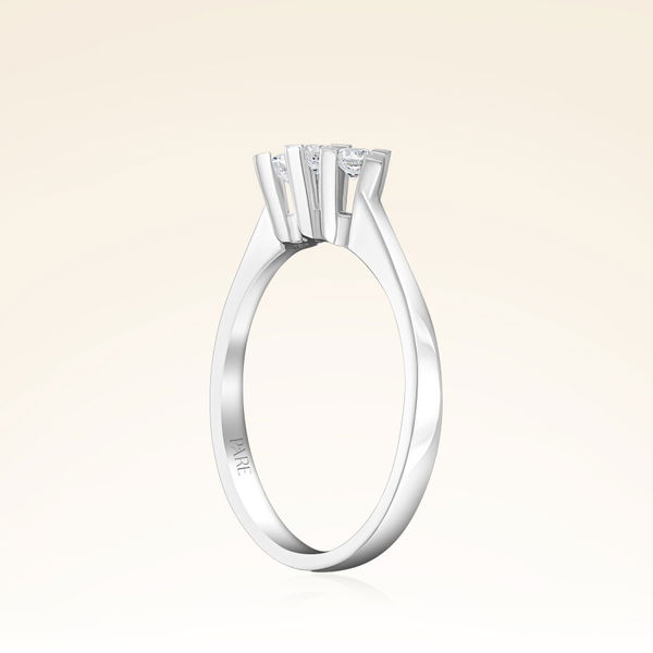 0,18 Karat Tria Pırlanta Yüzük - Pare Pırlanta