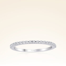 0,18 Karat Yarımtur Pırlanta Yüzük - 1