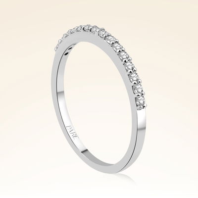 0,18 Karat Yarımtur Pırlanta Yüzük - Pare Pırlanta