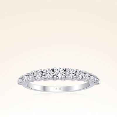 0,18 Karat Yarımtur Pırlanta Yüzük - Pare Pırlanta