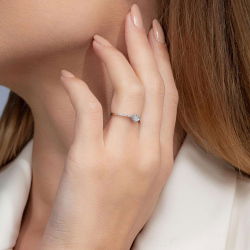 0,19 Karat Fantezi Pırlanta Yüzük - PR00350 - 4