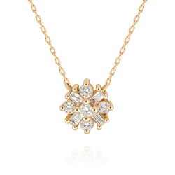 0,19 Karat Pırlanta Aşk Çiçeği Kolye - PR00114 - 2