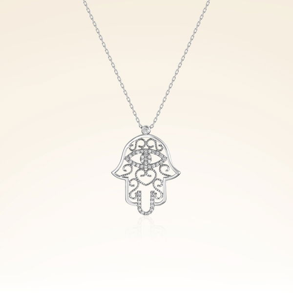 0,19 Karat Pırlantalı Fantezi Kolye - Pare Pırlanta